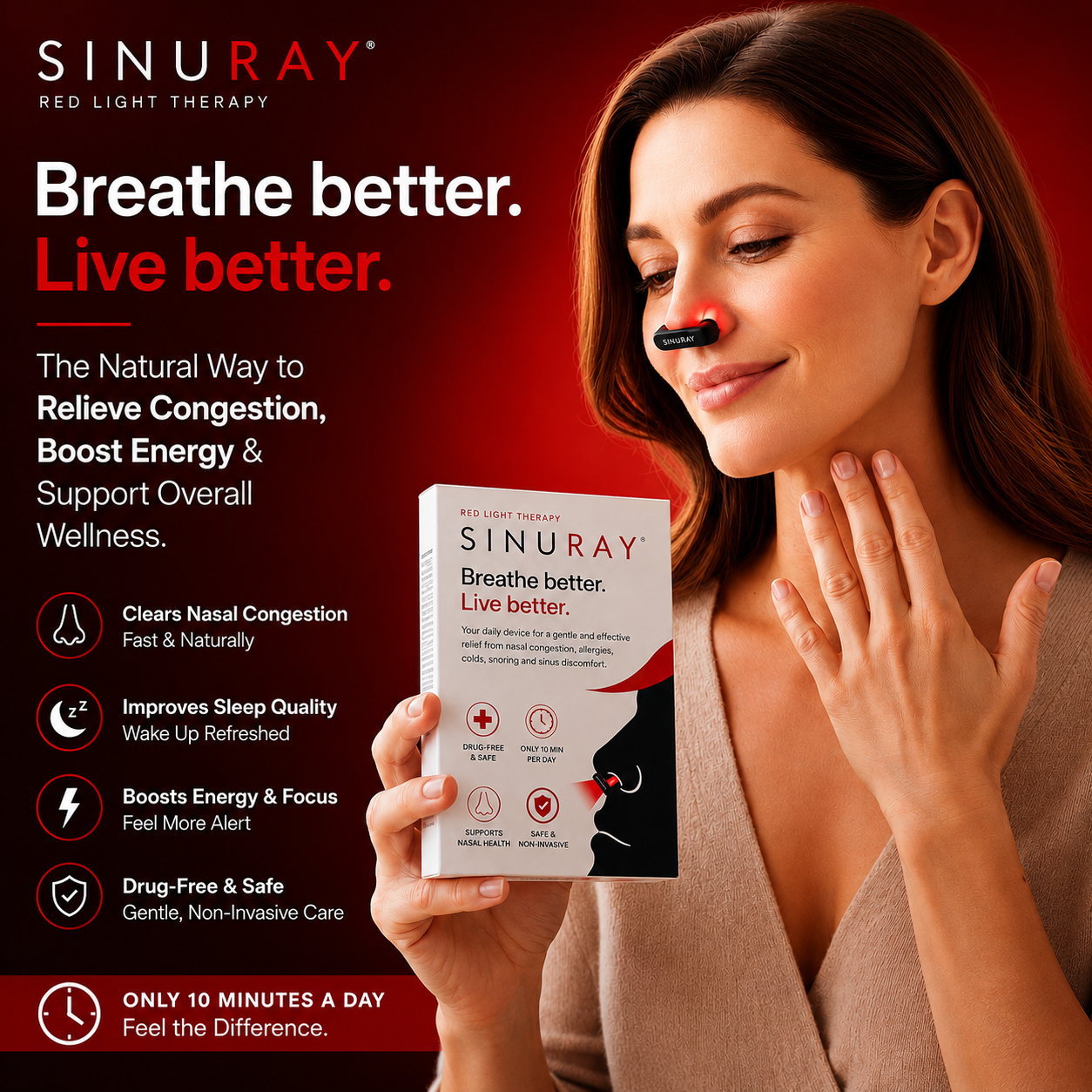 Sinuray™ Red Light Nasal Therapy